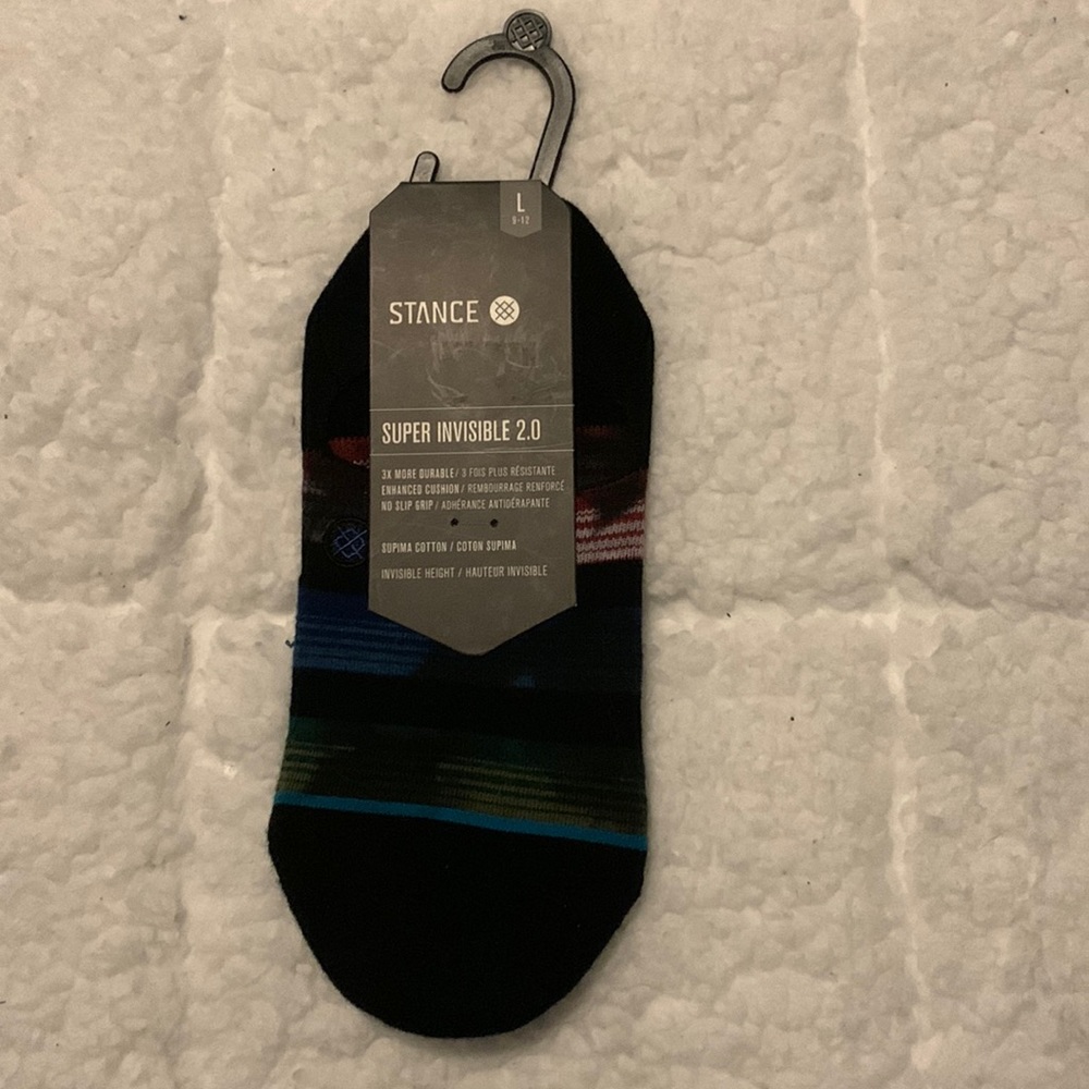 Stance super invisible 2.0 socks. Size large (9-12)